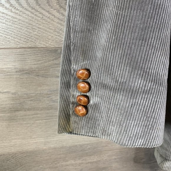 Outfitters Mens Corduroy Blazer 2 Button Sport Coat Envelope Pockets Size M - Picture 5 of 12